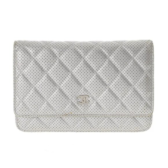 CHANEL Matrasse Silver shoulder bag - Picture 1 of 12